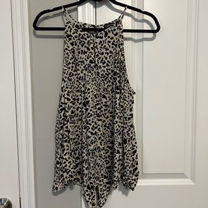 Animal print tank